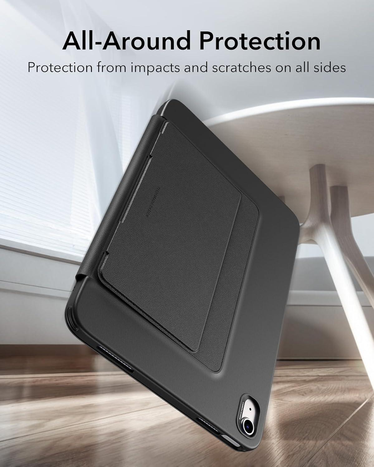 imageESR for iPad A16 Case iPad 11th10th Generation Case 20252022 Vertical Stand Cover Multi Stand Angles UltraStable Cover Flip Series BlackBlack