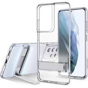 ESR for Samsung Galaxy S21 Ultra Case, S21 Ultra Phone Case with Stand, 3 Stand Modes, Military-Grade Drop Protection, Shockproof Phone Cover, Case for Samsung S21 Ultra, Boost Kickstand Case, Clear