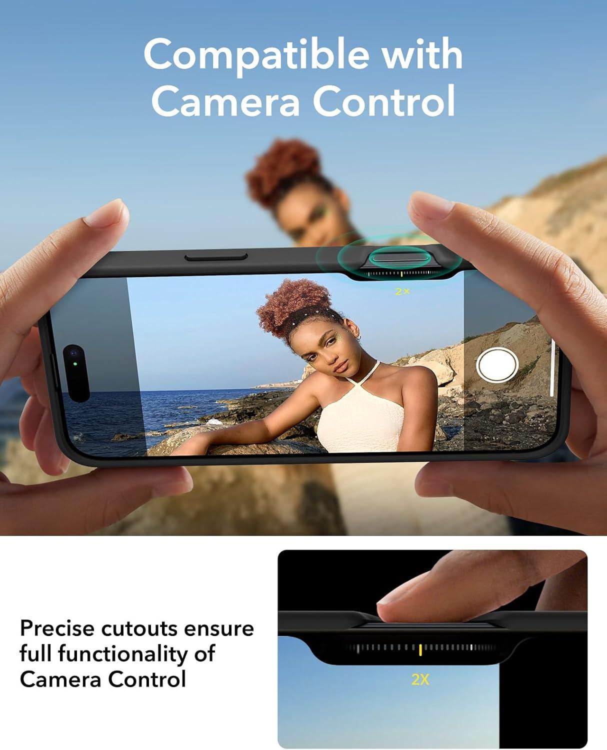 imageESR for iPhone 16 Plus Case Compatible with MilitaryGrade Protective Case Builtin Stash Stand Phone Case ScratchResistant Back Cover Classic Series Clear GreenDBlack