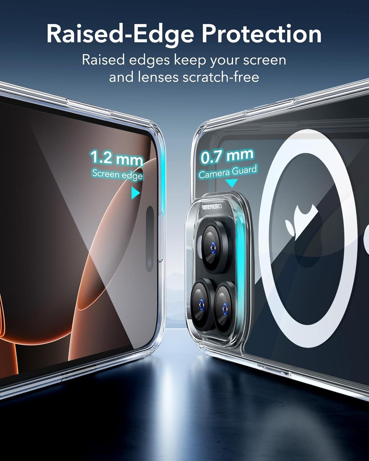 imageESR for iPhone 16 Pro Case Compatible with MagSafe Shockproof MilitaryGrade Protection Magnetic Phone Case for iPhone 16 Pro 63 inch Clear