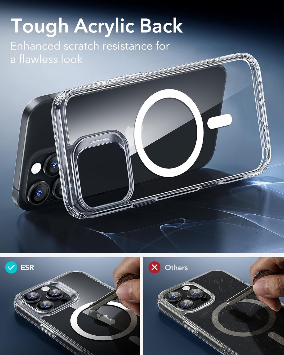 imageESR for iPhone 16 Pro Case Compatible with MagSafe Shockproof MilitaryGrade Protection Magnetic Phone Case for iPhone 16 Pro 63 inch Clear