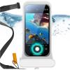 imageESR Waterproof Phone Pouch for iPhone 1314  15 Underwater Touch Sensitivity IPX8 Floating Waterproof Cellphone Case with Lanyard Dry Bag for Snorkeling BlackClear