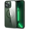 imageESR for iPhone 16 Pro Case 4 in 1 Set Translucent Matte Case Compatible with MagSafe MilitaryGrade Protection Classic SeriesFrosted Green