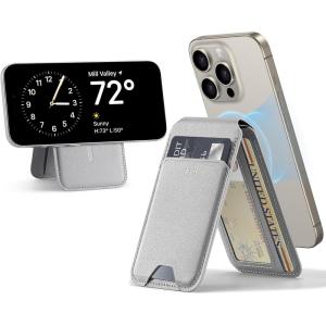 ESR Geo Wallet with Find My, RFID Blocking, Wallet for Men, Wallet Tracker(iOS 14.5 Above Only), Holds 9 Cards and 15 Bills, Replacement for AirTag Wallet, Slim Bifold Card Holder, Aged Leather(MagSafe: 3 Cards – Grey)