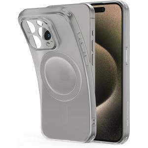 ESR for iPhone 16 Plus Case, Compatible with MagSafe, Camera Protection, Shockproof Thin Cover, Resists Yellowing and Scratches, Magnetic Phone Case for iPhone 16 Plus, Zero Series, Clear(C-Frosted Grey)