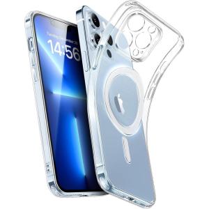 ESR for iPhone 16 Plus Case, Compatible with MagSafe, Camera Protection, Shockproof Thin Cover, Resists Yellowing and Scratches, Magnetic Phone Case for iPhone 16 Plus, Zero Series, Clear(B-Clear-MagSafe)