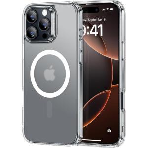 ESR for iPhone 16 Pro Case, Compatible with MagSafe, Shockproof Military-Grade Protection, Magnetic Phone Case for iPhone 16 Pro 6.3 inch, Frosted Clear