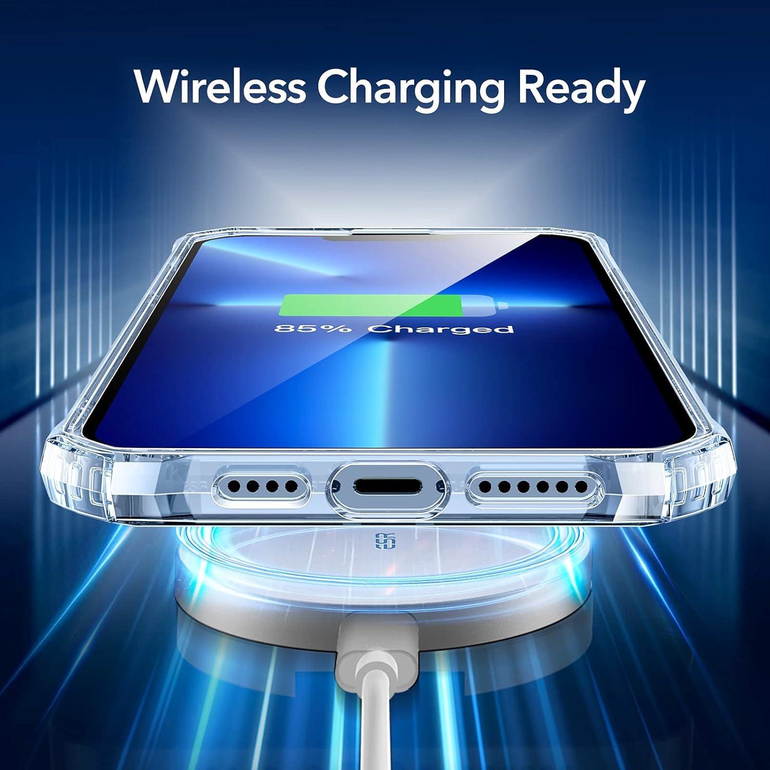 imageESR for iPhone 12iPhone 12 Pro Case MilitaryGrade Protection Shockproof AirGuard Corners YellowingResistant Back Air Armor ClearBClear