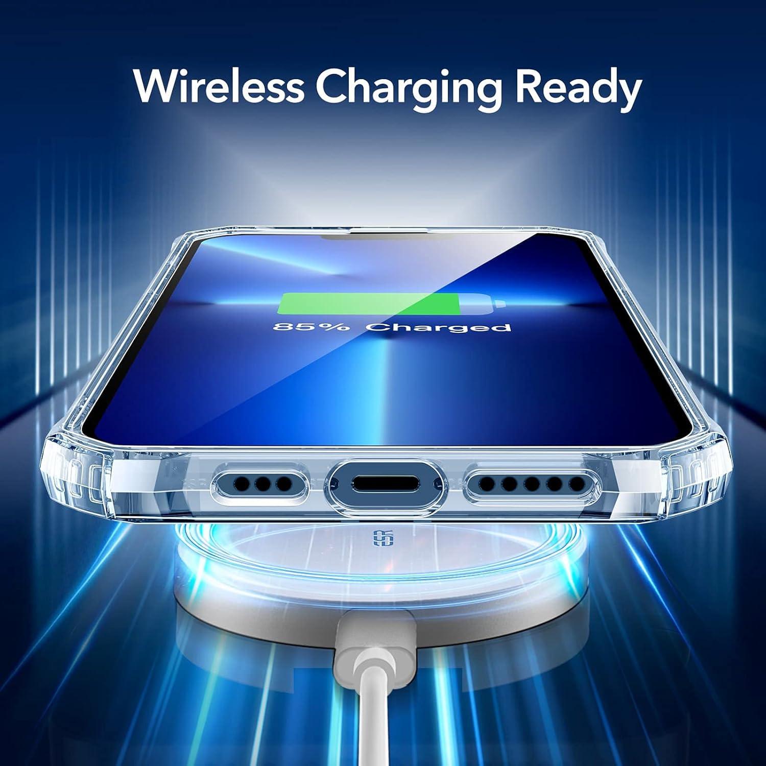 imageESR for iPhone 12iPhone 12 Pro Case MilitaryGrade Protection Shockproof AirGuard Corners YellowingResistant Back Air Armor ClearBClear