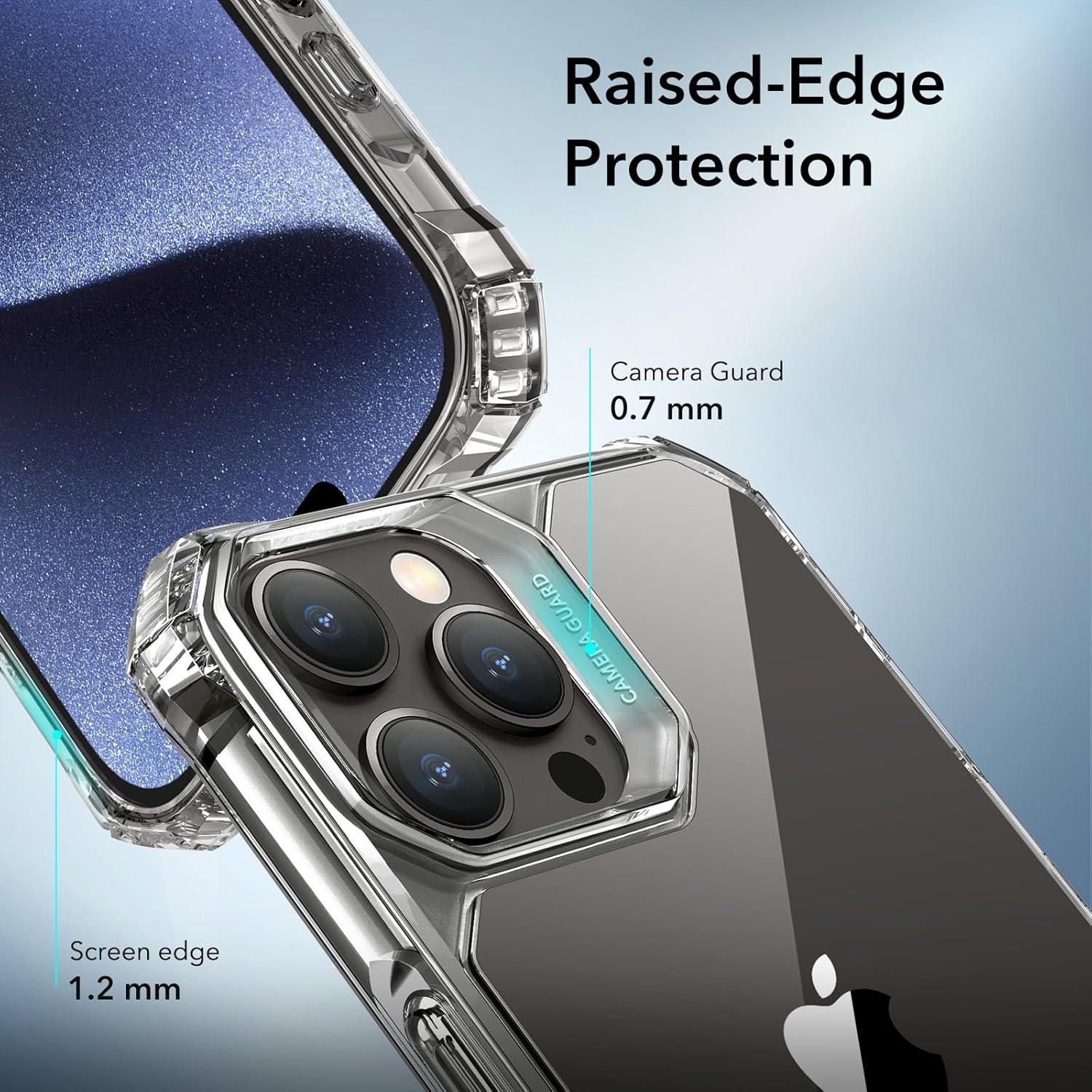 imageESR for iPhone 12iPhone 12 Pro Case MilitaryGrade Protection Shockproof AirGuard Corners YellowingResistant Back Air Armor ClearBClear