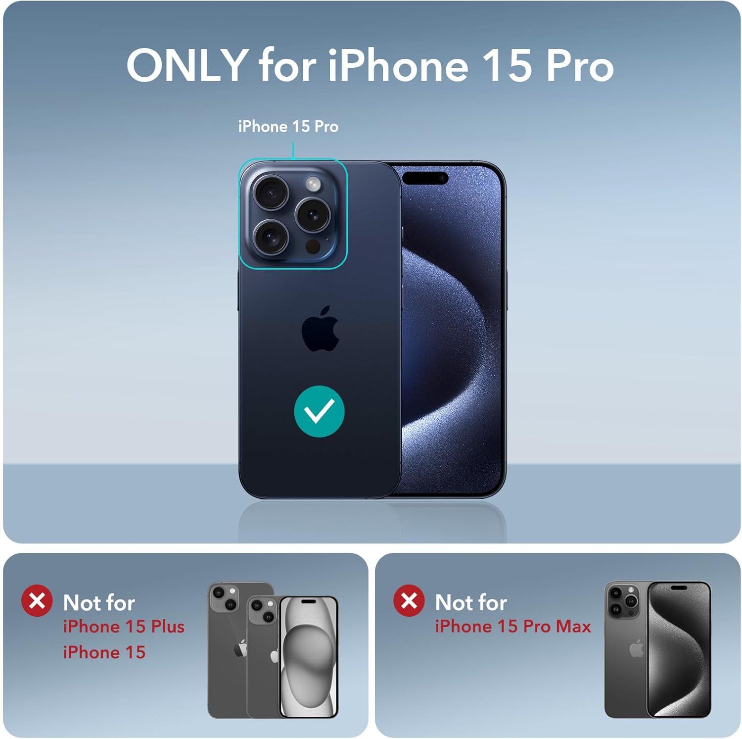 imageESR for iPhone 12iPhone 12 Pro Case MilitaryGrade Protection Shockproof AirGuard Corners YellowingResistant Back Air Armor ClearBClear Dark Blue