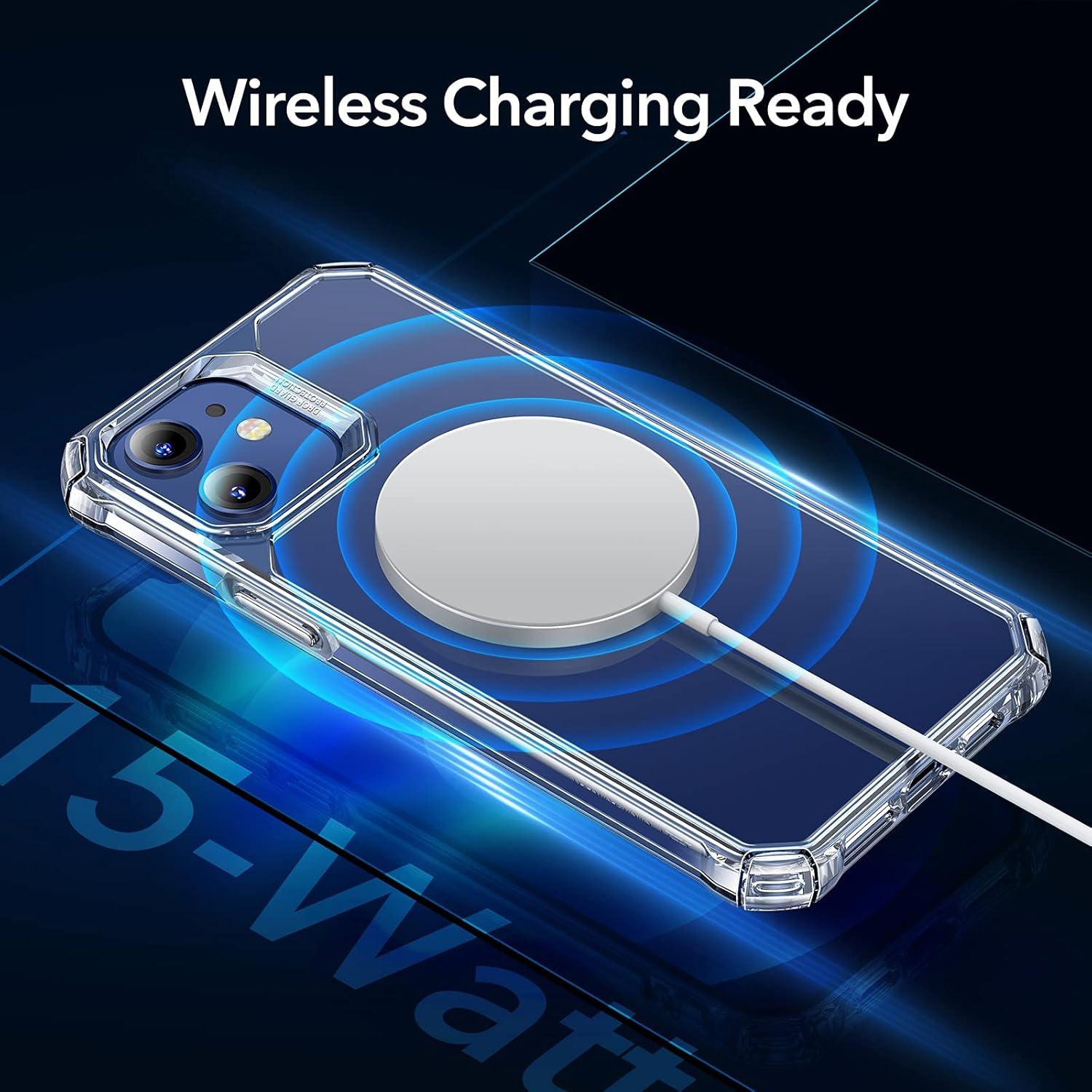 imageESR for iPhone 12iPhone 12 Pro Case MilitaryGrade Protection Shockproof AirGuard Corners YellowingResistant Back Air Armor ClearClear