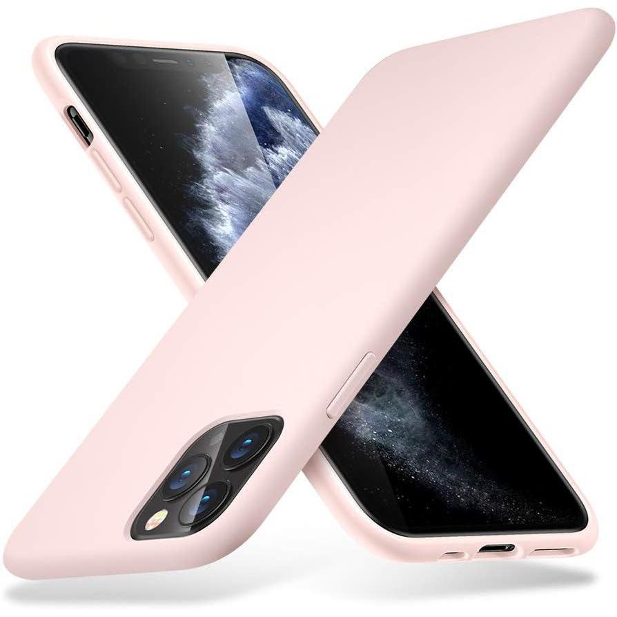 imageESR Yippee Color Soft Case for iPhone 65 Liquid Silicone Rubber Case Cover Comfortable Grip Screen amp Camera Protection VelvetySoft Lining ShockAbsorbing for iPhone 65Inch Pink