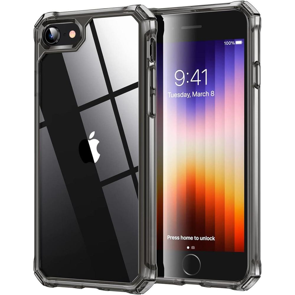 imageESR for iPhone 13 Pro Case with Stand 23 ft MilitaryGrade Drop Protection Heavy Duty Magnetic Phone Case Compatible with MagSafe Accessories Cyber Series BlackClear Black