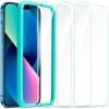 imageESR 3 Pack for iPhone 13 Mini Screen Protector 9H Hardness Military Grade Shatterproof Tempered Glass Film with Easy Installation Tool HD Clear Scratch Resistant