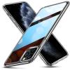 imageESR iPhone 11 Pro Max Silicone Case Clear Case with Tempered Glass Back Coating Soft TPU Silicone Covering Edges for iPhone 11 Pro Max 2019 65 inch Clear