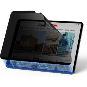 ESR Privacy Screen Protector for iPad Air 11 Inch M3/M2 (7th/6th Generation, 2025/2024), Removable Magnetic Screen Film with 30-Degree Anti-Spy Privacy Filter, Detachable and Reusable, Matte Finish(Air 11″ (2024))