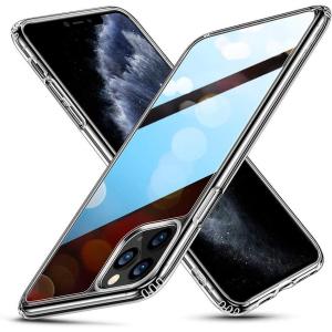 ESR iPhone 11 Pro Max Silicone Case, Clear Case with Tempered Glass Back Coating, Soft TPU Silicone Covering Edges for iPhone 11 Pro Max (2019) 6.5 inch (Clear)