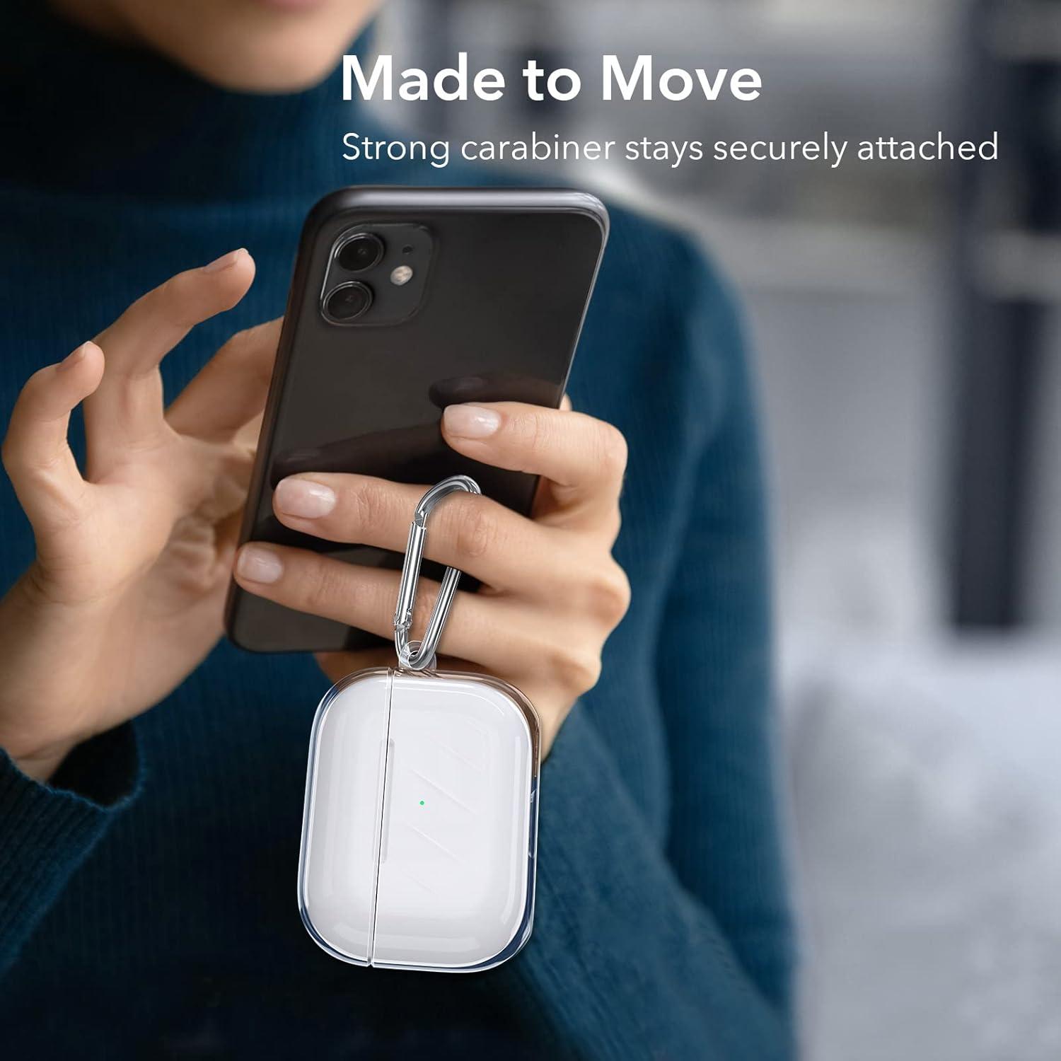 imageESR Air Ripple Carrying Case Compatible with AirPods Pro Clear