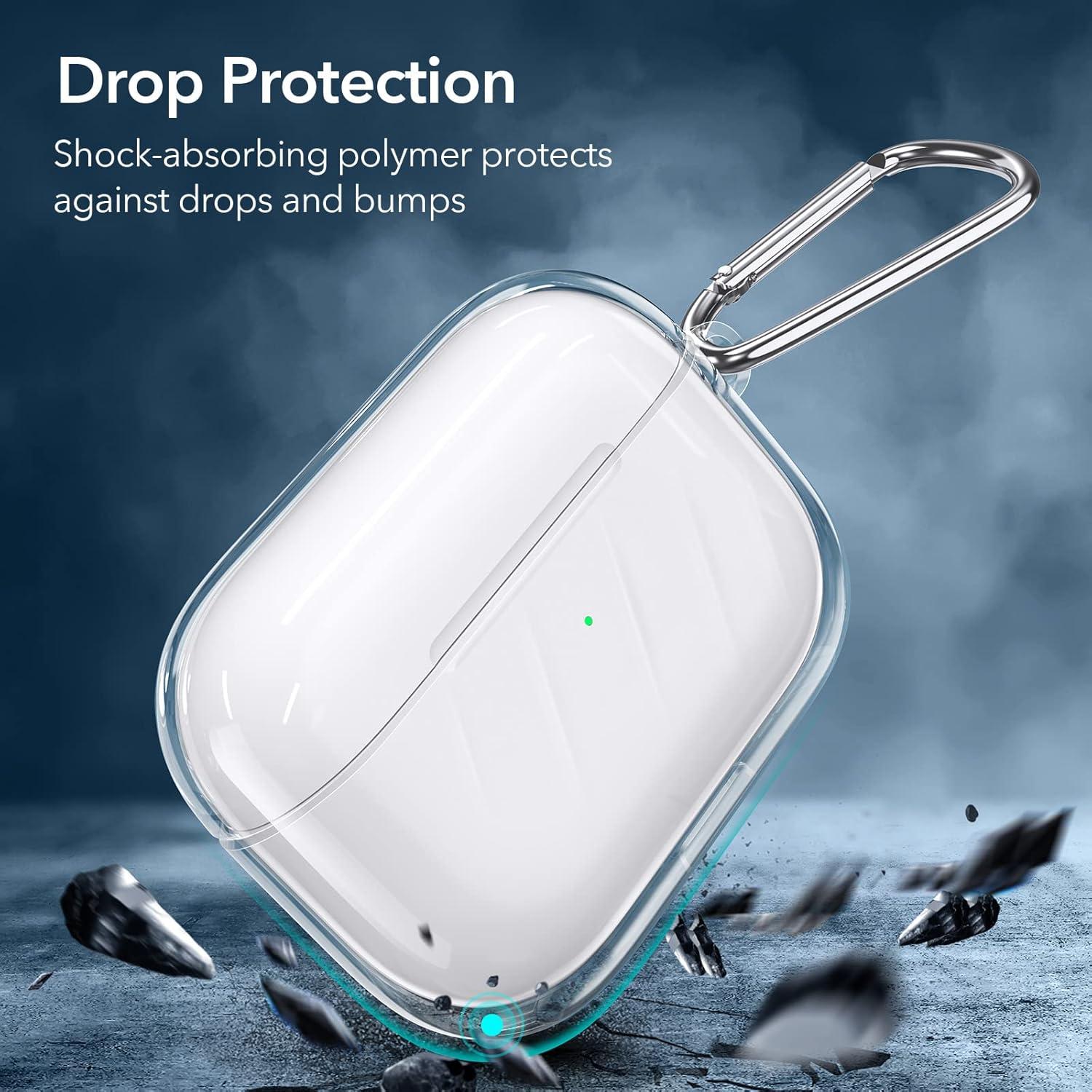 imageESR Air Ripple Carrying Case Compatible with AirPods Pro Clear
