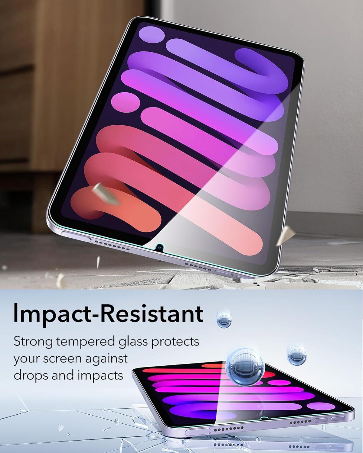 imageESR for iPad mini 7 A17 Pro Case 2 Pack Screen Protector