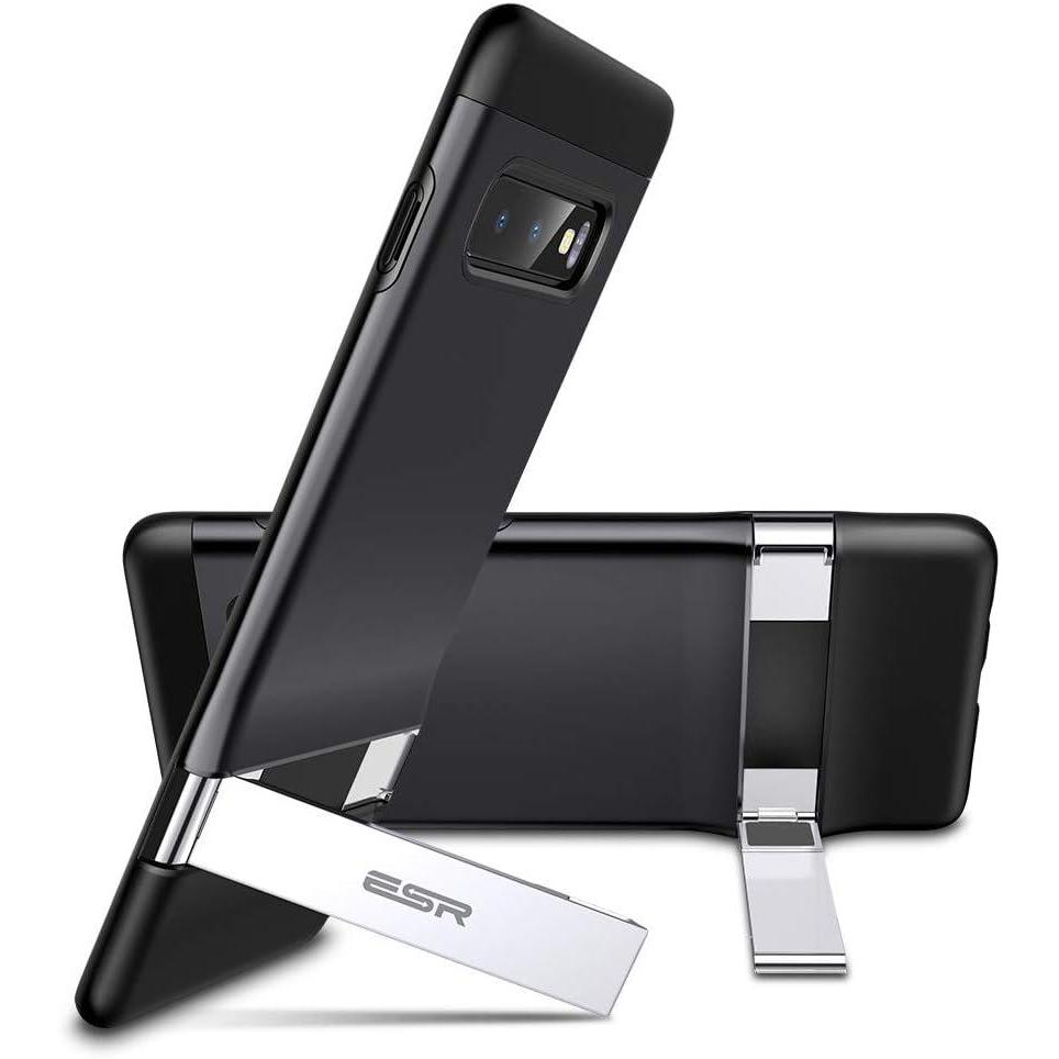 imageESR for Samsung Galaxy S23 Case Boost Kickstand S23 Case with 3 Stand Modes MilitaryGrade Drop Protection Supports Wireless Charging Shockproof Slim Phone Cover with Patented Kickstand Black