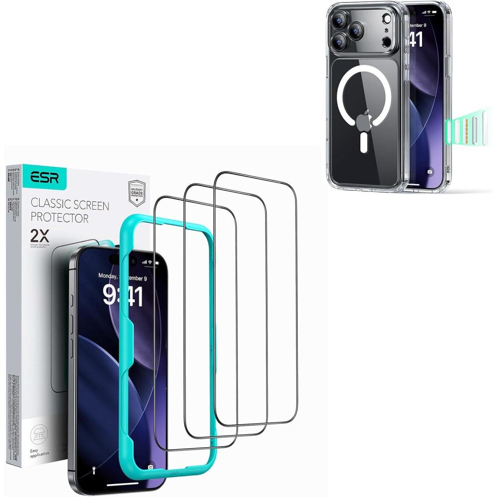 imageESR for iPhone 17 Pro Case with Screen Protector