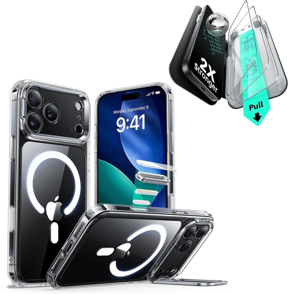 imageESR for iPhone 17 Pro Max Case with Screen Protector