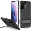 imageESR for Samsung Galaxy S21 Plus Phone Case 3 Stand Modes Kickstand for S21 Cover MilitaryGrade Drop Protection Slim Fit Boost Series Case Black
