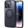 imageESR for iPhone 14 Pro case Translucent Matte Case Compatible with MagSafe MilitaryGrade Protection Classic Series Frosted Black
