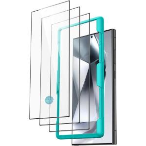 ESR 3 Pack for Samsung Galaxy S25 Ultra Screen Protector, 9H+ Hardness HD Tempered Glass with Easy Installation UltraFit tray for Galaxy S25 Ultra [6.9”], Case Friendly | 9H+ Hardness, HD Tempered Glass, Easy Installation, [6.9″], Case Friendly(3 Pack)