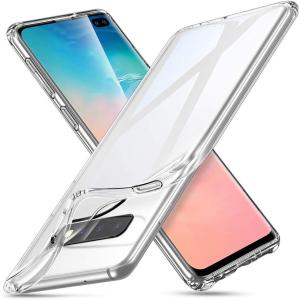 ESR Essential Zero Slim Clear Soft TPU Case Compatible with The Samsung Galaxy S10 Plus, Soft Flexible Silicone Cover – Jelly Clear