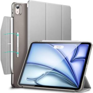 ESR for iPad Air 11 Inch Case (2025) M3/M2, iPad Air 7th/6th/5th/4th Gen Case (2024/2022/2020) 10.9 Inch, Trifold Smart Cover, Auto Sleep and Wake, Slim and Lightweight, Grey(Grey)