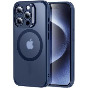 ESR for iPhone 15 Pro Case, Translucent Matte Case, Compatible with MagSafe, Military-Grade Protection, Classic Series, Frosted Blue