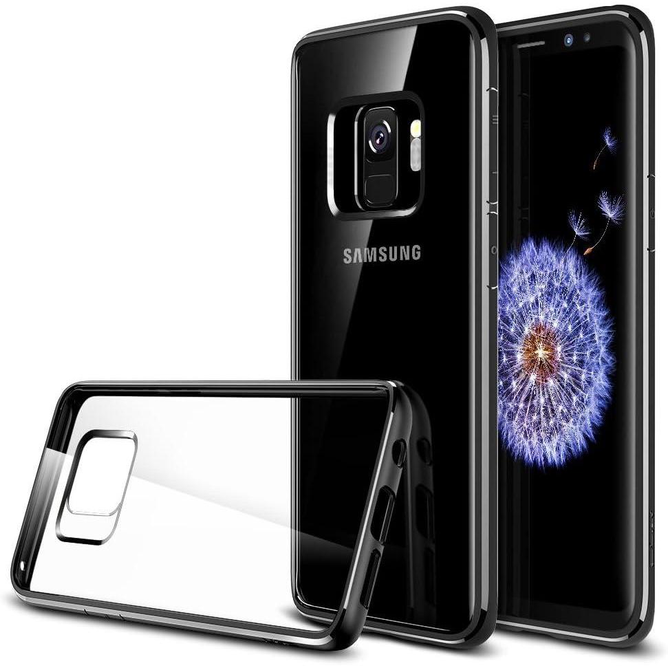 imageESR Essential Zero Hard Case Compatible for The Samsung Galaxy S9 Soft TPU Bumper  Hard Back Cover Slim FitScratchResistant Hybrid Case Compatible for The Samsung Galaxy S9 58 inchBlack