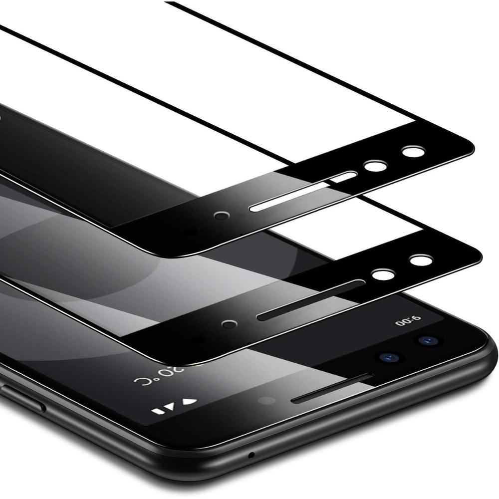 imageESR Tempered Glass Screen Protector Compatible for Google Pixel 3 2pack EdgetoEdge Coverage Fingerprint Scratch amp ForceResistant CaseFriendly for Pixel 3 Not for Pixel 3 XL