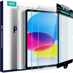 ESR for iPad Pro 11 Inch Screen Protector (2022/2021/2020/2018), iPad Air 5/4 Screen Protector, Tempered-Glass Film with Easy Application Tray, Scratch Resistant, HD Clarity, Armorite Series, 2 Pack(Armorite)