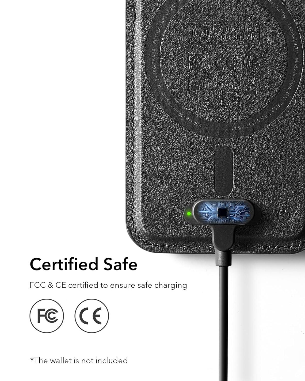 imageESR Magnetic Charger fot Geo Wallet USBC to Pogo Pin Charging Cable Black