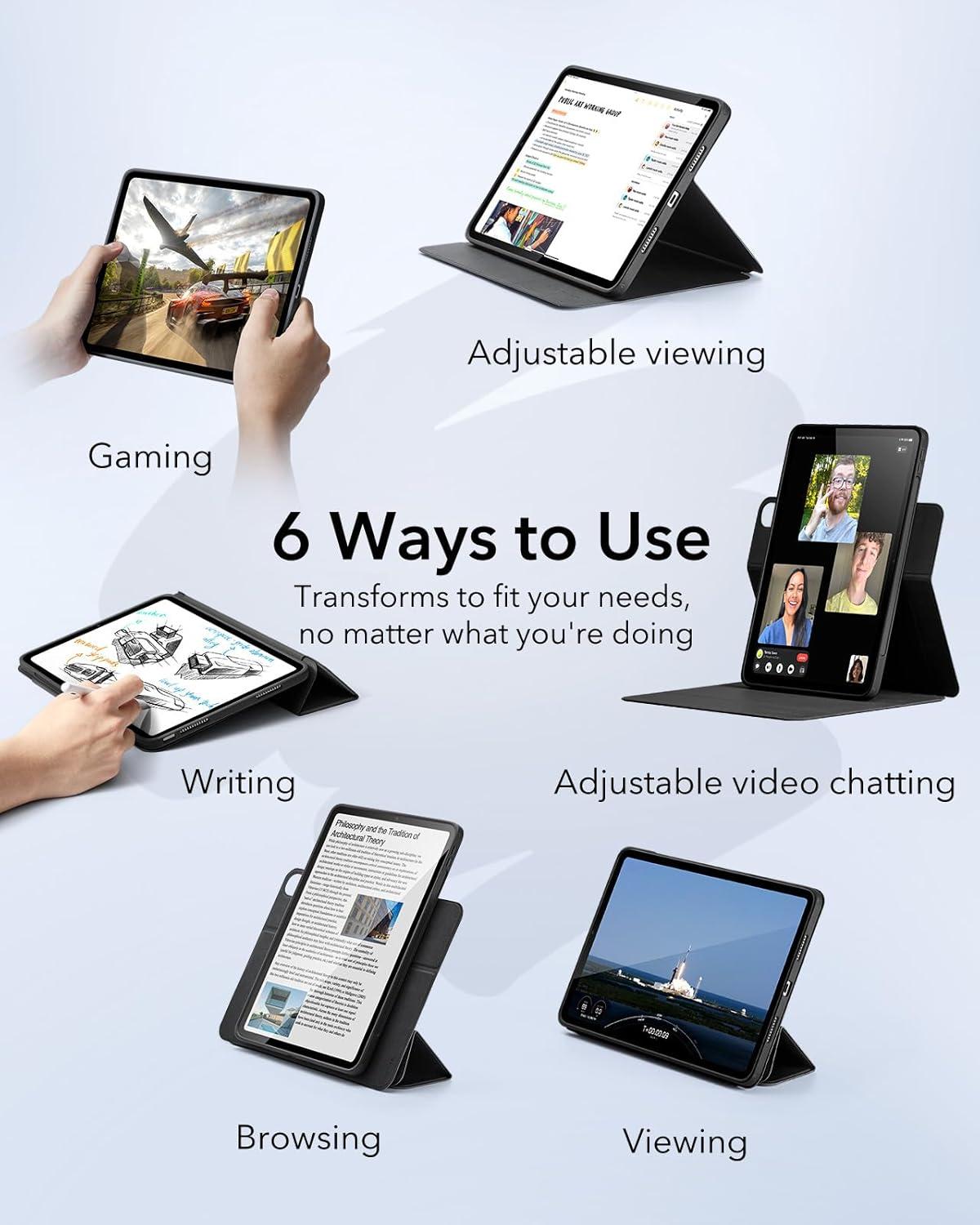 imageESR for iPad Air 13 Inch Case 20252024 M3M2 2 Pack Screen Protector for iPad Air 13 Inch M3M2 7th6th Gen 20252024