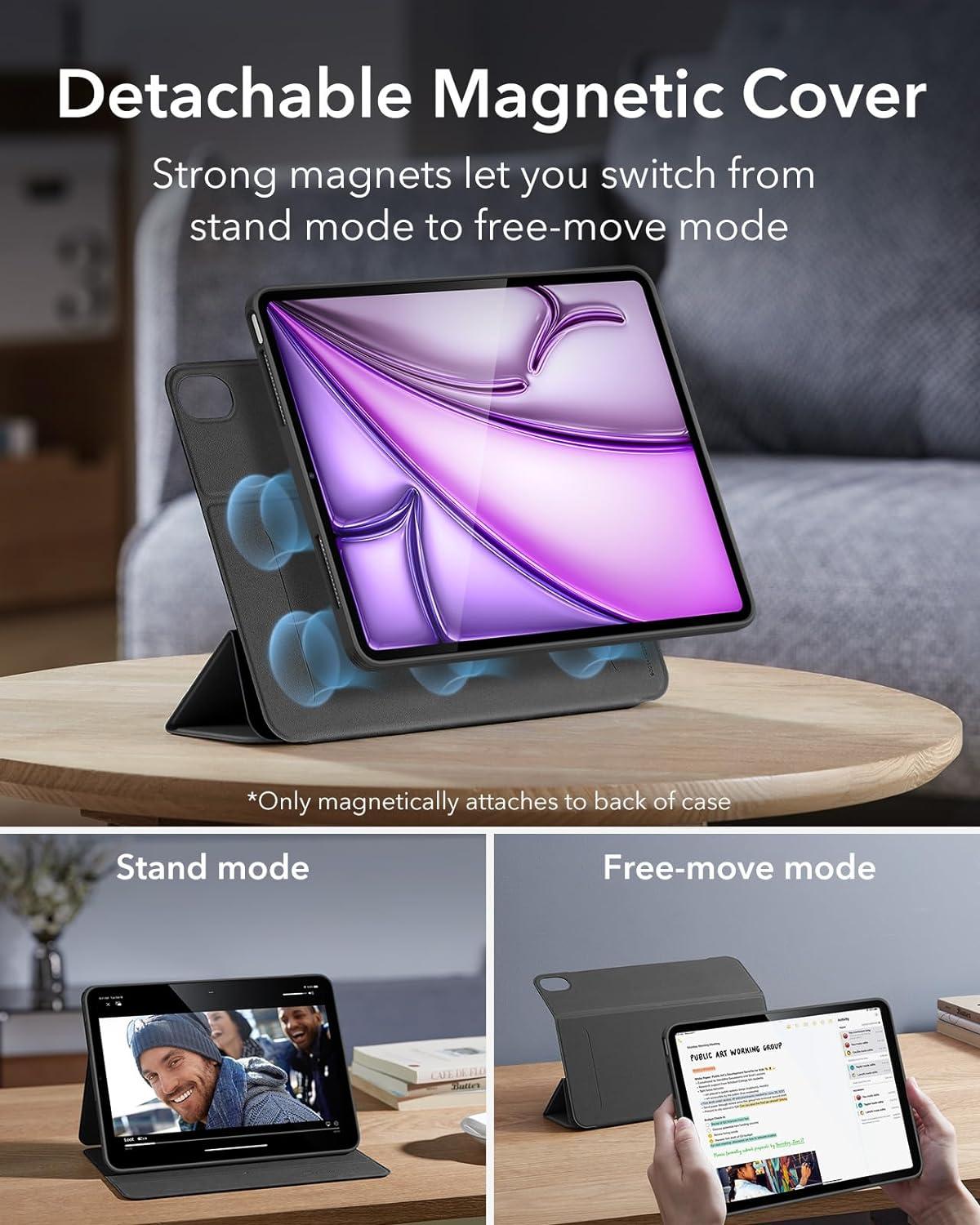 imageESR for iPad Air 13 Inch Case 20252024 M3M2 2 Pack Screen Protector for iPad Air 13 Inch M3M2 7th6th Gen 20252024