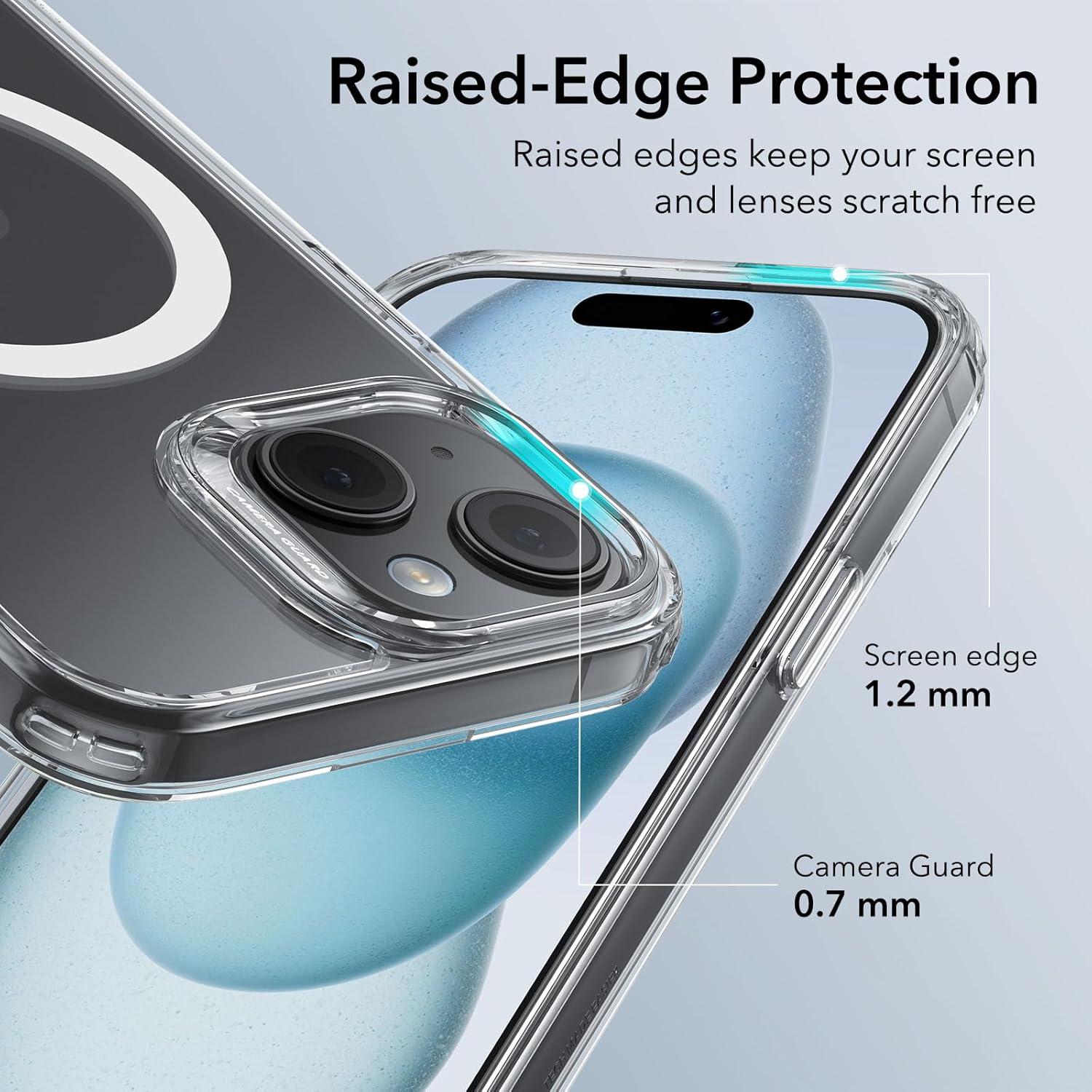 imageESR for iPhone 15 Case with Screen Protector