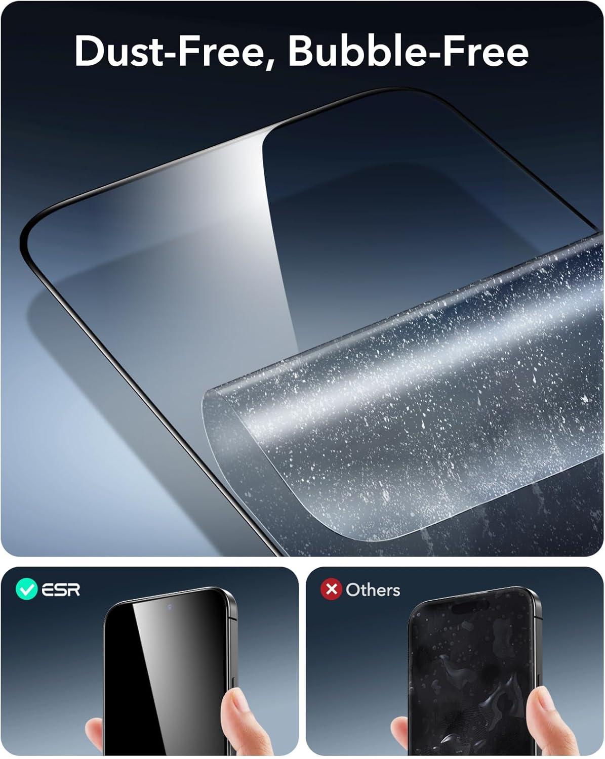 imageESR for iPhone 15 Pro Case with Screen Protector