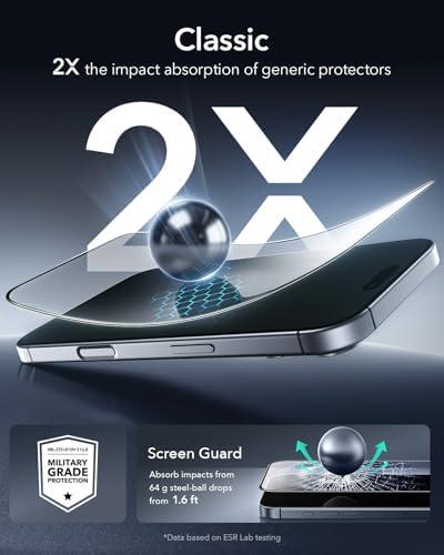 imageESR for iPhone 17 Pro Max Case with Screen Protector 3Pack