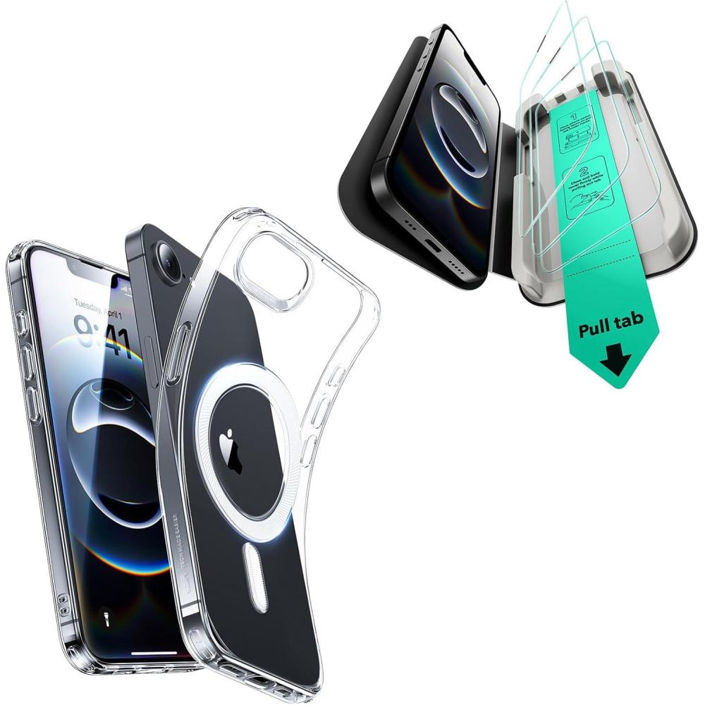 imageESR for iPhone 16e Case 3 Pack Screen Protector