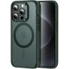 imageESR for iPhone 15 Pro Max CaseCompatible with MagSafeTranslucent Matte CaseMilitaryGrade ProtectionClassic SeriesFrosted Dark Green