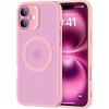 imageESR for iPhone 16 Case 4 in 1 Set Translucent Matte Case with Screen Protector Compatible with MagSafe MilitaryGrade Protection Classic SeriesFrosted Pink