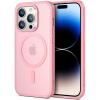 imageESR for iPhone 16 Pro Max Case 4 in 1 Set Translucent Matte Case Compatible with MagSafe MilitaryGrade Protection Classic SeriesFrosted Pink