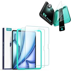 ESR 2 Pack Screen Protector for iPad Air 11 Inch M3/M2 (7th/6th Generation, 2025/2024)+Armorite Screen Protector