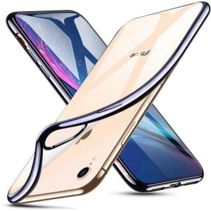 ESR Essential Zero for iPhone 6.1″ Case, Slim Clear Soft TPU, Flexible Silicone Cover for iPhone 6.1-Inch (2019), Black Frame