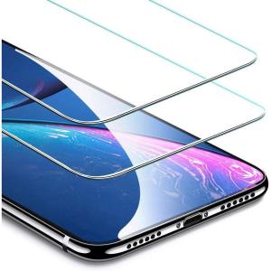 ESR Screen Protector Compatible for iPhone 11, iPhone XR [2 Pack] [Easy Installation Frame] [Case Friendly], Premium Tempered Glass Screen Protector for iPhone 6.1 Inch (2019)